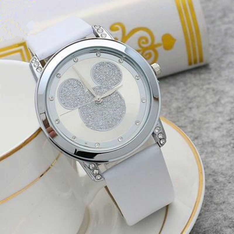 Mickey Mouse Minni Steel Quartz Watch Cartoon Chil..